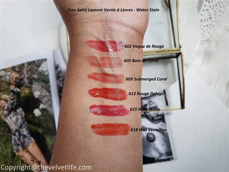 yves saint laurent vernis a levres opinioni|YSL Beauty Vernis a Levres Water Stain Review.